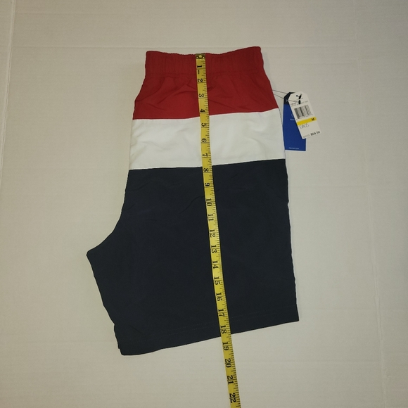 Nautica Mens Classic Fit Colorblock Style Swim Trunks - Size Medium - Picture 7 of 9
